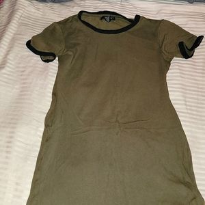 Olive Green Tight Dress